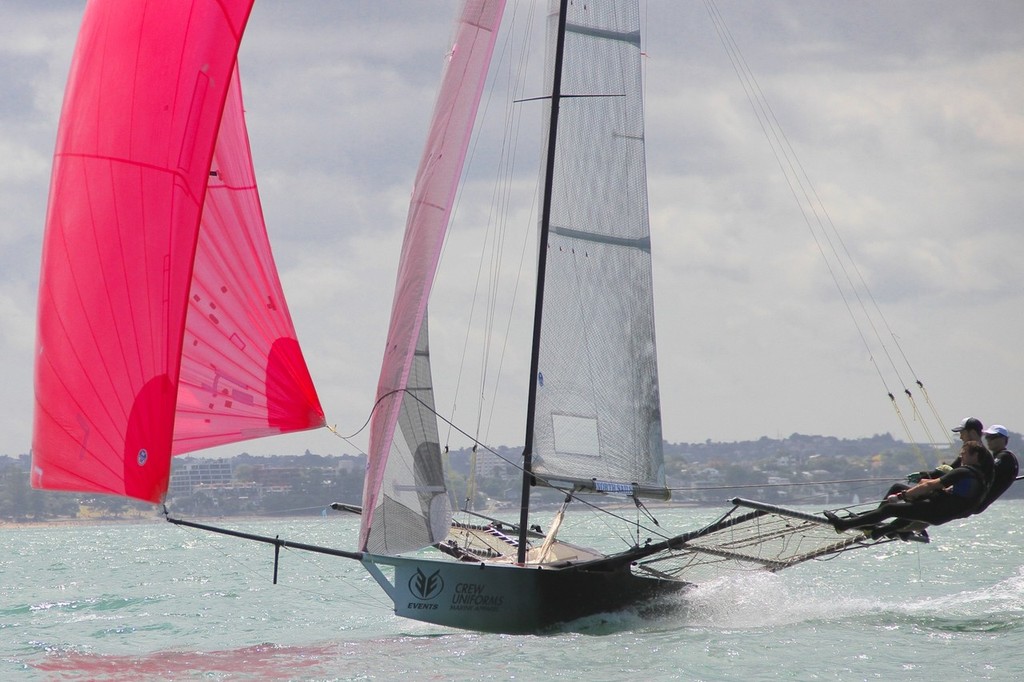 Events Clothing - 18ft Skiffs, Auckland January 13, 2013 © Richard Gladwell www.photosport.co.nz